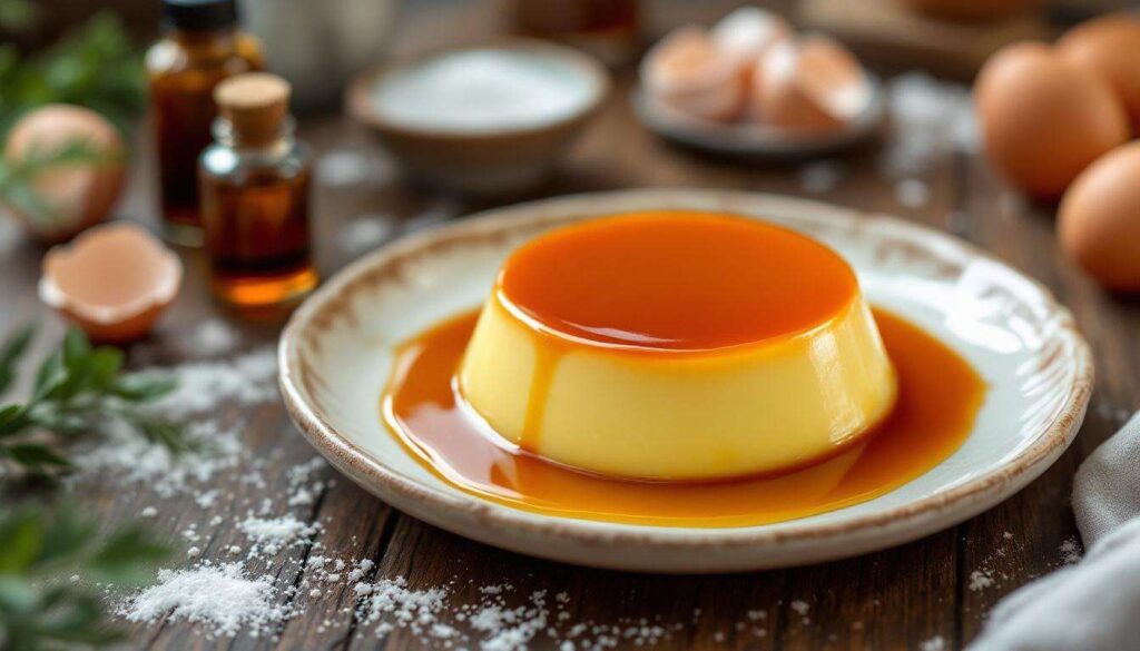 Flan au lait concentré et caramel coulant : la recette toute douce au bain-marie