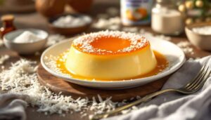 Ce flan coco sans four va égayer vos desserts avec sa texture ultra fondante et son doux parfum exotique