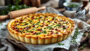 Quiche lorraine sans œufs : le substitut au tofu soyeux que les vegans utilisaient bien avant la pénurie