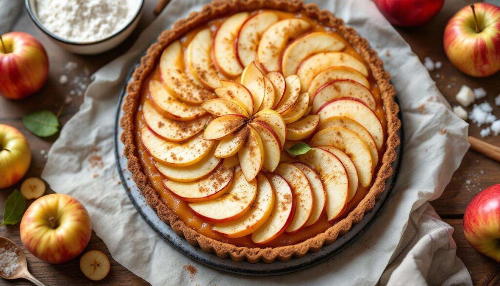 Un concentré de croustillant et douceur : la tarte pomme-sarrasin ultra simple prête en 10 minutes