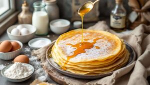 La recette ultra simple de crêpes bien moelleuses qu'on prépare toute l'année pour un goûter réconfortant