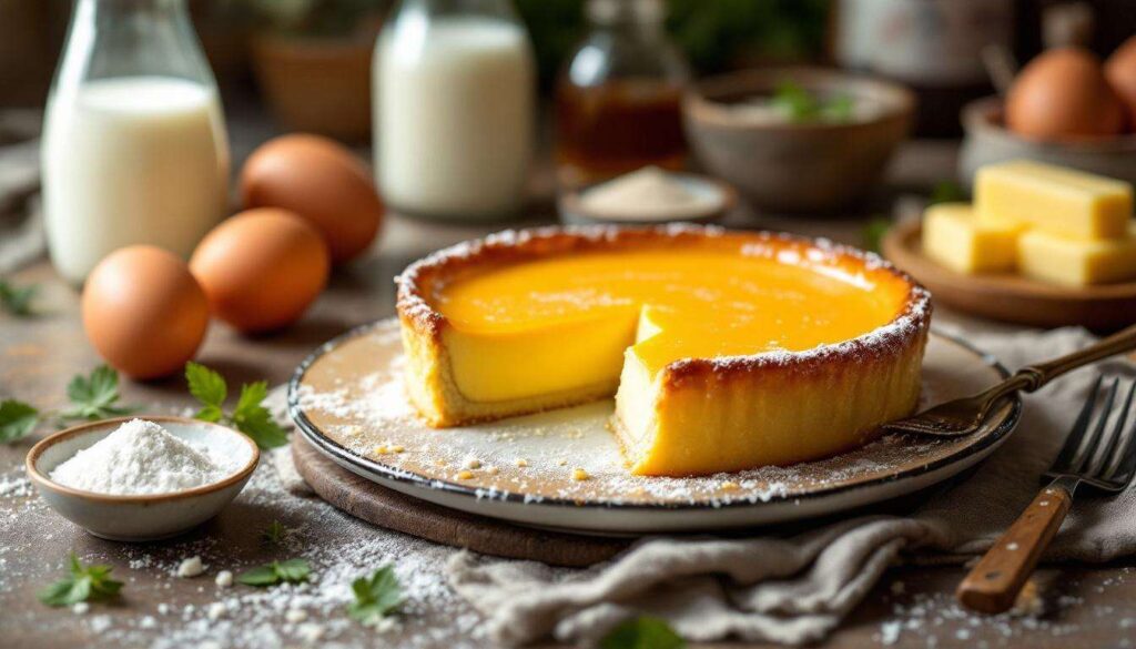 Tarte aux œufs sans pâte, façon flan : moelleuse et toujours réussie