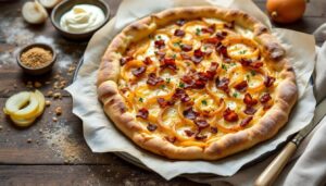 C’est trop facile à faire !" : la recette de la flammekueche par Norbert Tarayre prête en 30 minutes - cuisson incluse