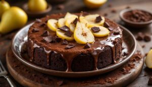 Ce gâteau poire-chocolat fondant va vous réconcilier avec les jours gris !