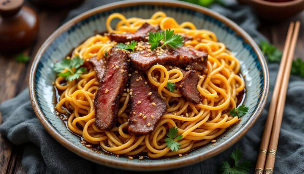 Poêlée de nouilles en sauce au bœuf : la recette japonaise réconfort qui va vous faire oublier les pâtes